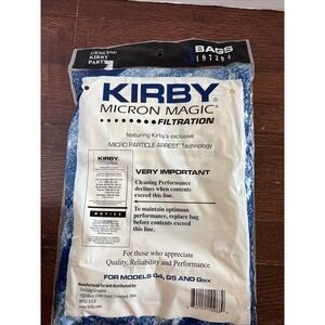 Kirby Vacuum Bags Micron‎ Magic 3 Pack 197294S